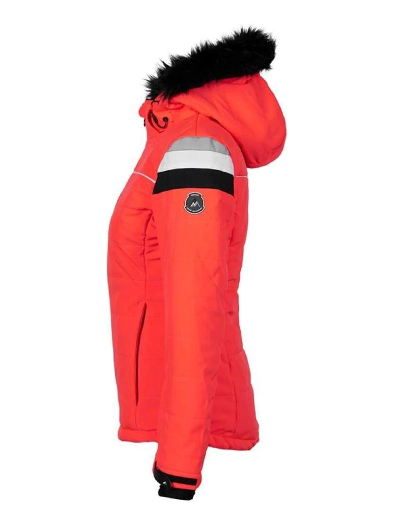 Doudoune de ski femme AMPION   PEAK MOUNTAIN   Orange