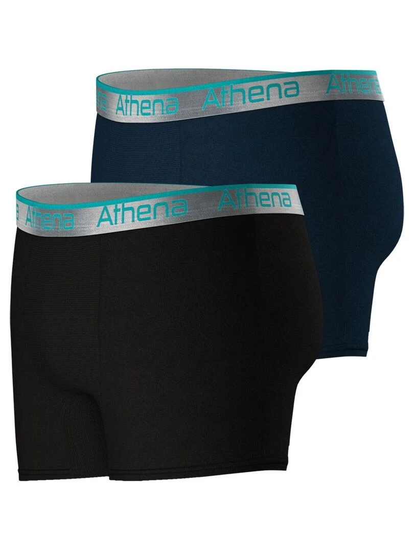 Lot de 2 boxers homme 720 Stretch Adjust   Bleu Noir