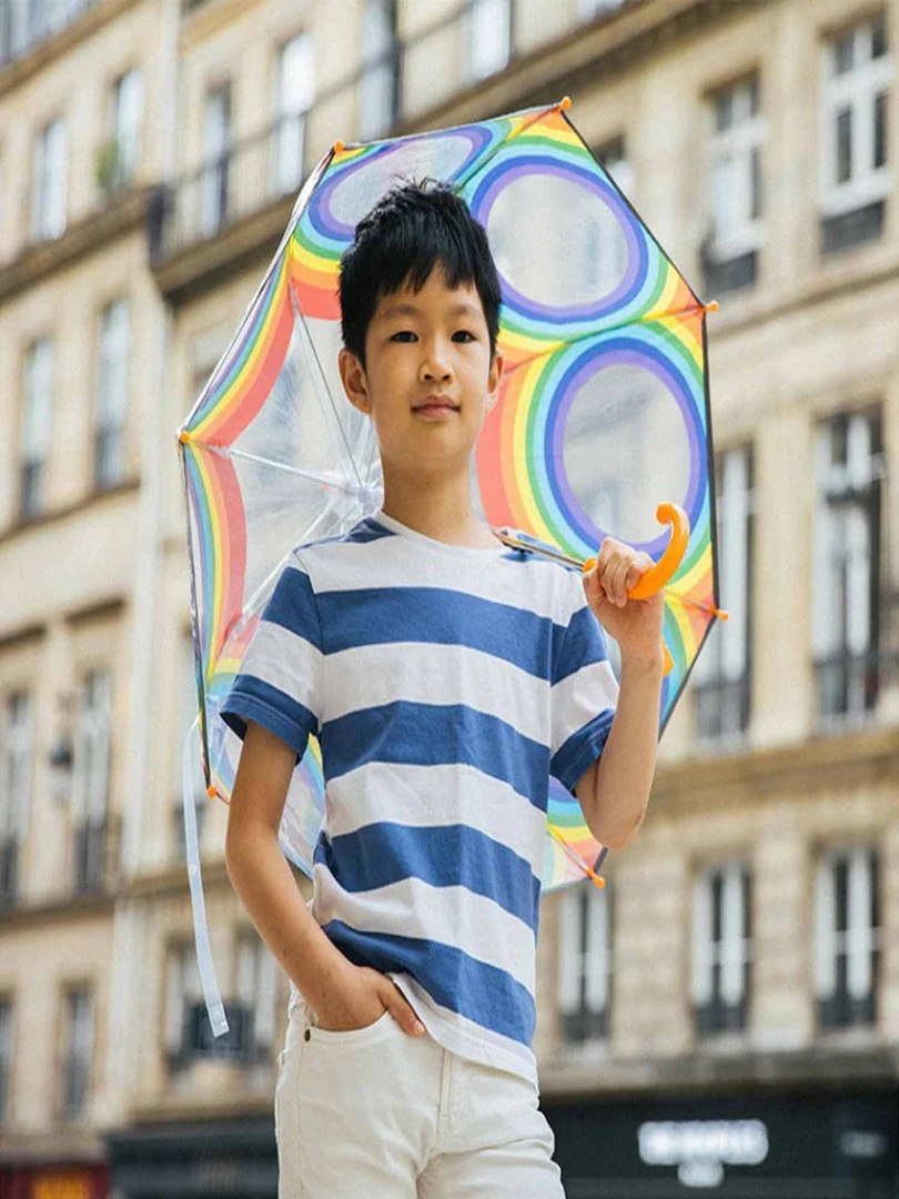 Parapluie Enfant Transparent  Arc en ciel   N/A