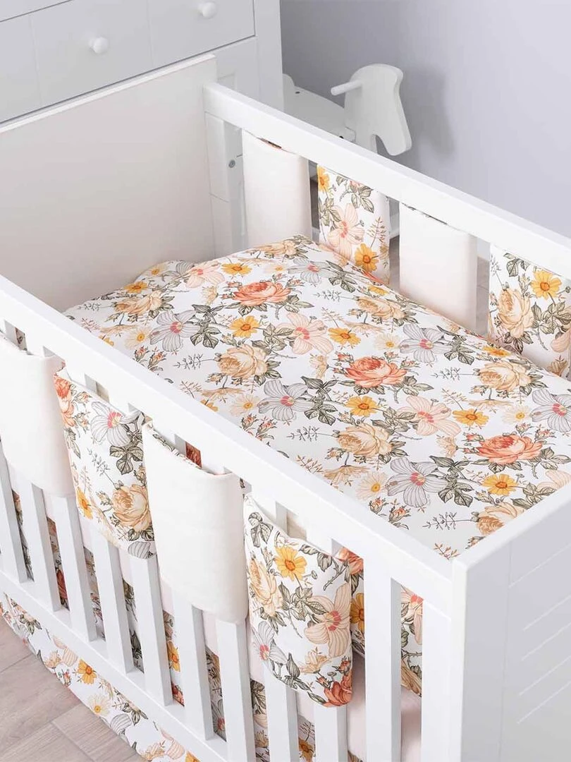 Tour de lit modulable et réversible Néo Vintage Multicolore