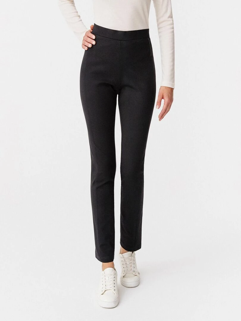 Pantalon maille milano enfilable Damart Noir