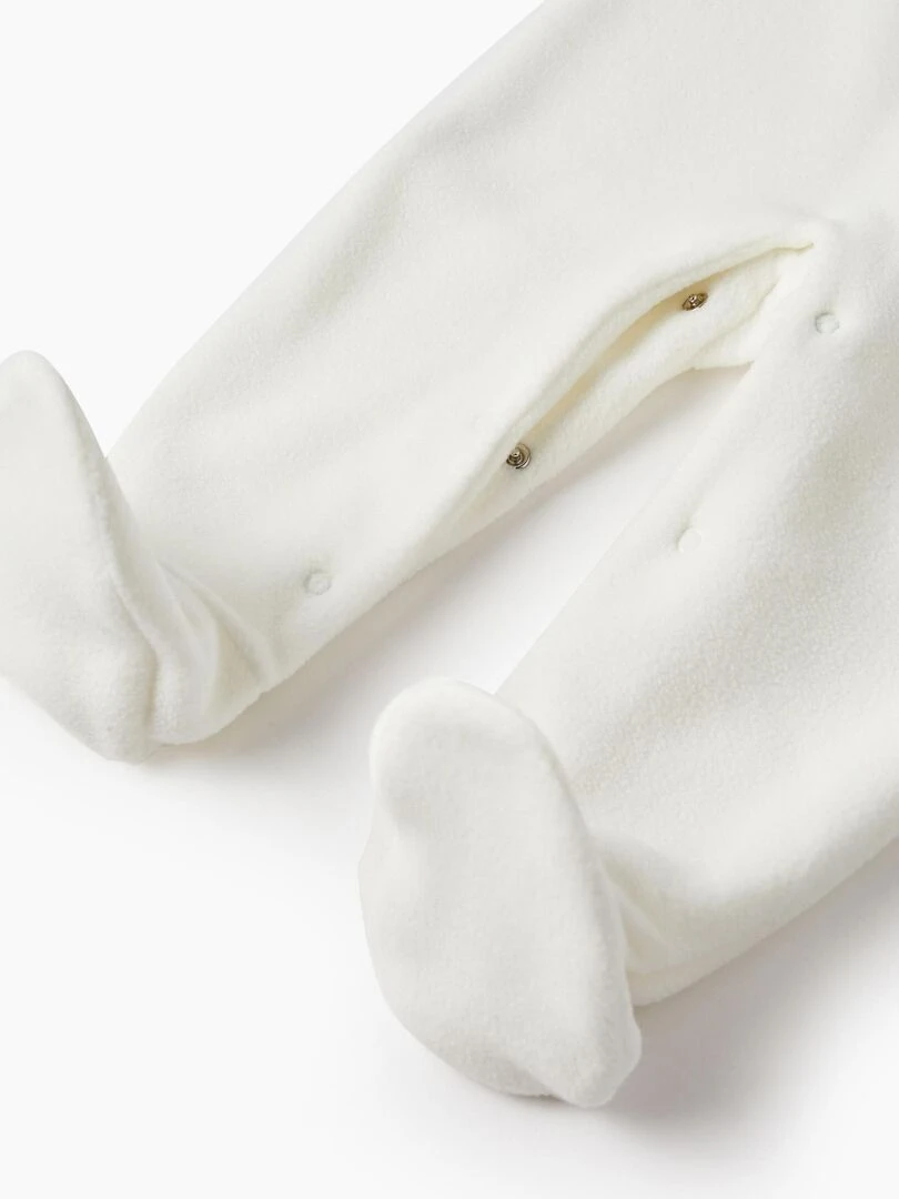 Grenouillère polaire avec nœud pour bébé fille 'Marie'   DISNEY CLASSICS   Blanc