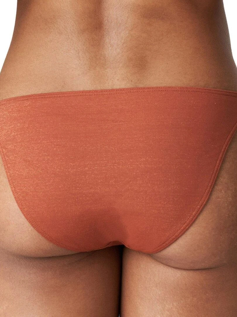 Bas de maillot ajustable Manuia   Marron