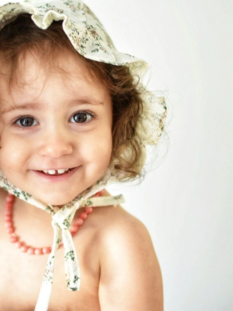 Collier Bébé   Pierres naturelles : Quartz Rose   Rose