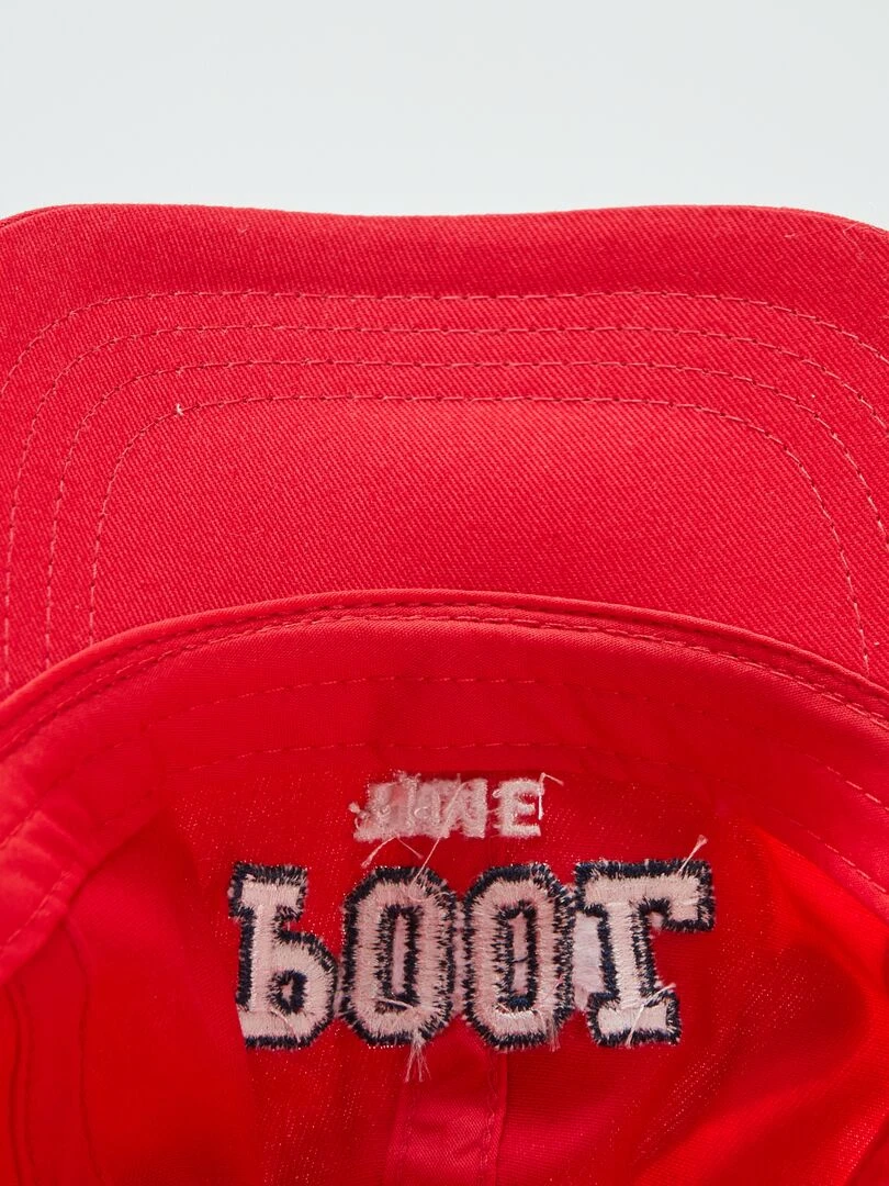 Casquette en toile 'pool time'   Rouge