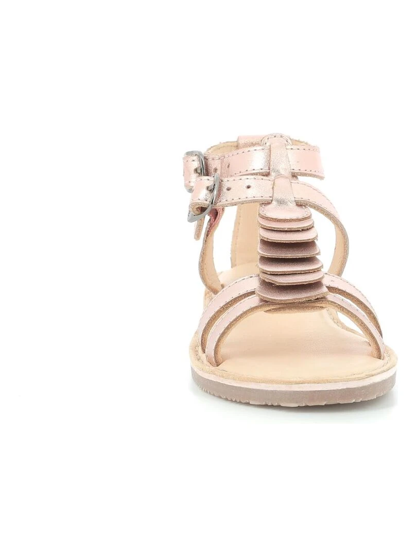 Sandales Cuir Dertige   Rose