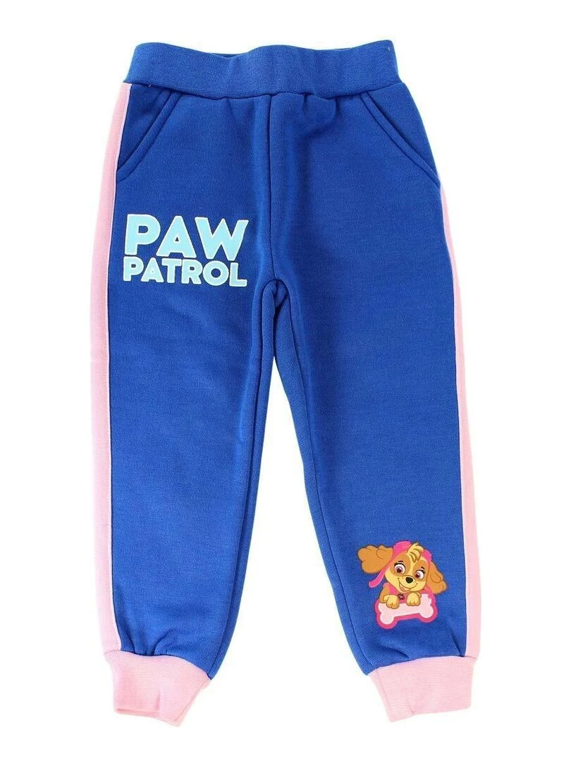 La Pat' Patrouille Pantalon De Jogging fille imprimé La Pat' Patrouille Bleu
