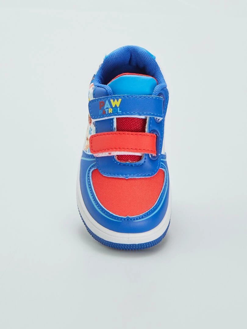 Baskets scratchées 'Pat' Patrouille'   bleu
