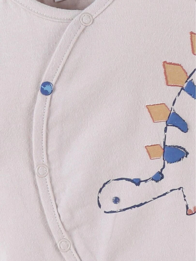 Combishort dino en jersey    Noukie's   Beige