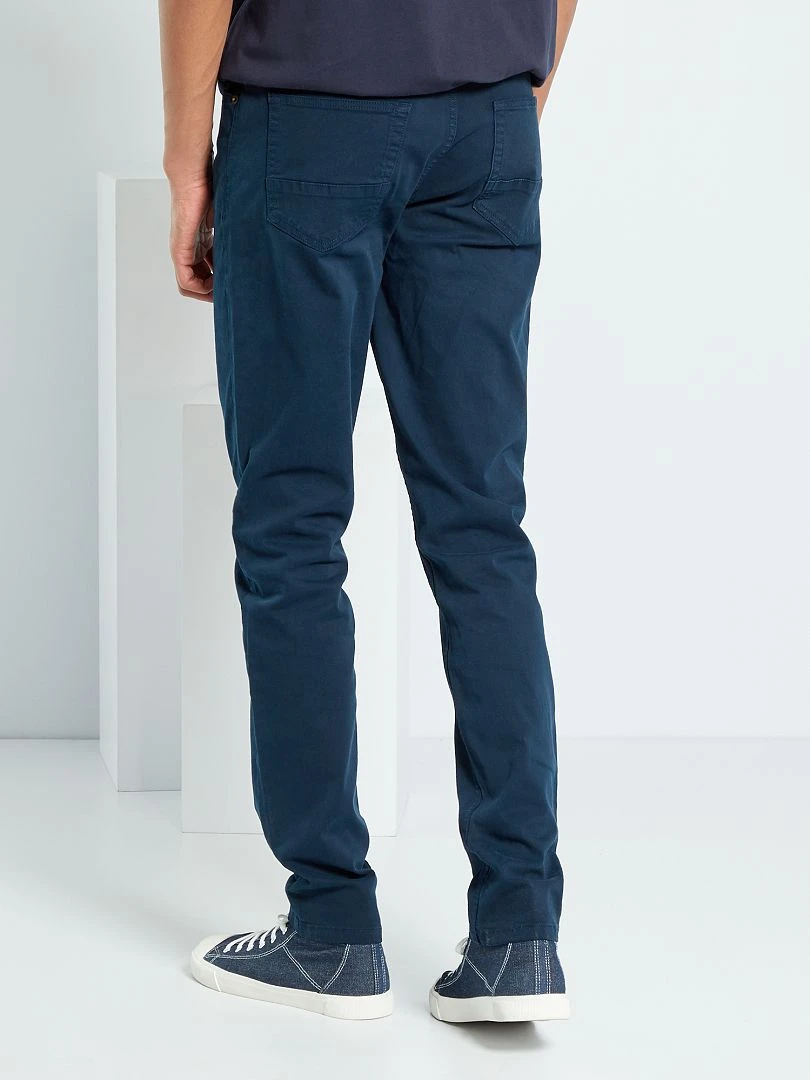 Pantalon slim L38 + de 2m   Bleu marine