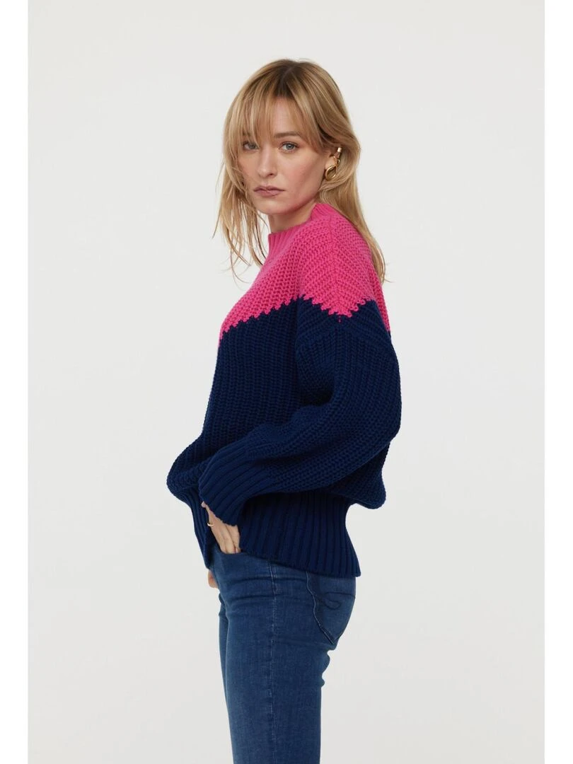 Lee Cooper Pull manches longues coton regular CLOREL Bleu marine