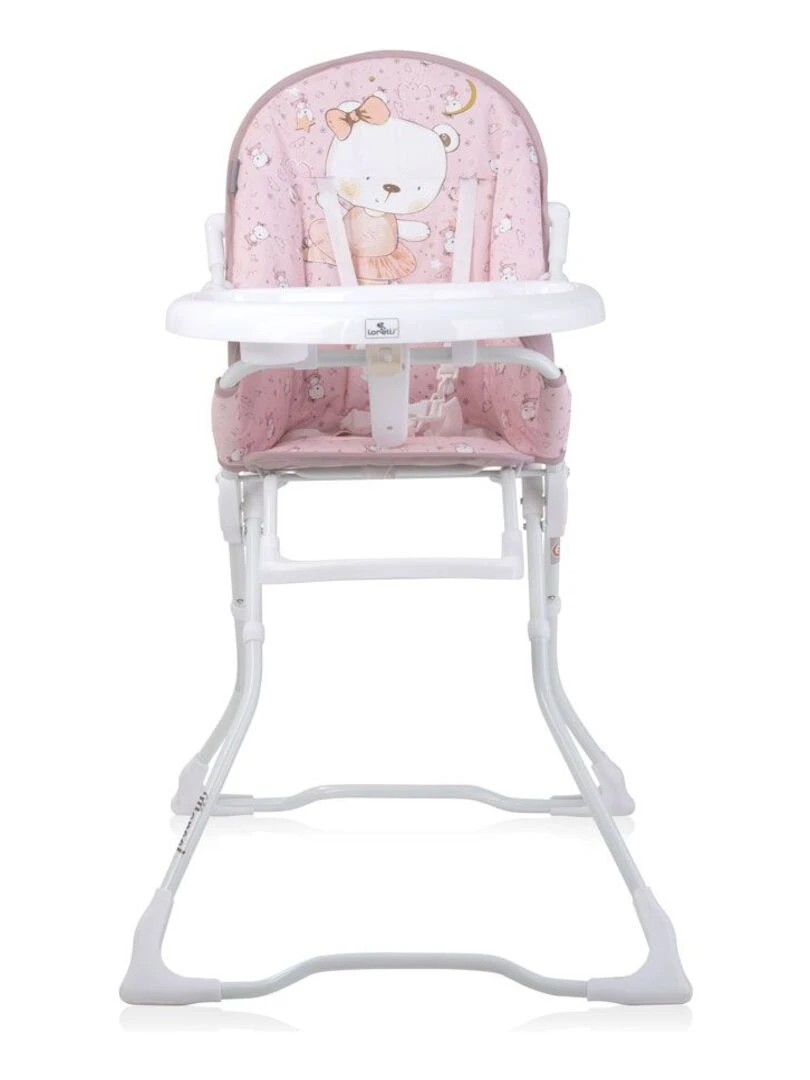 Chaise Haute pour bébé MARCEL Lorelli rose Rose