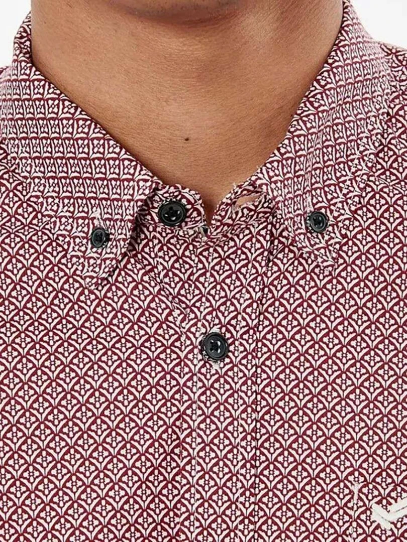 KAPORAL   Chemise coton biologique regular fit   Rouge