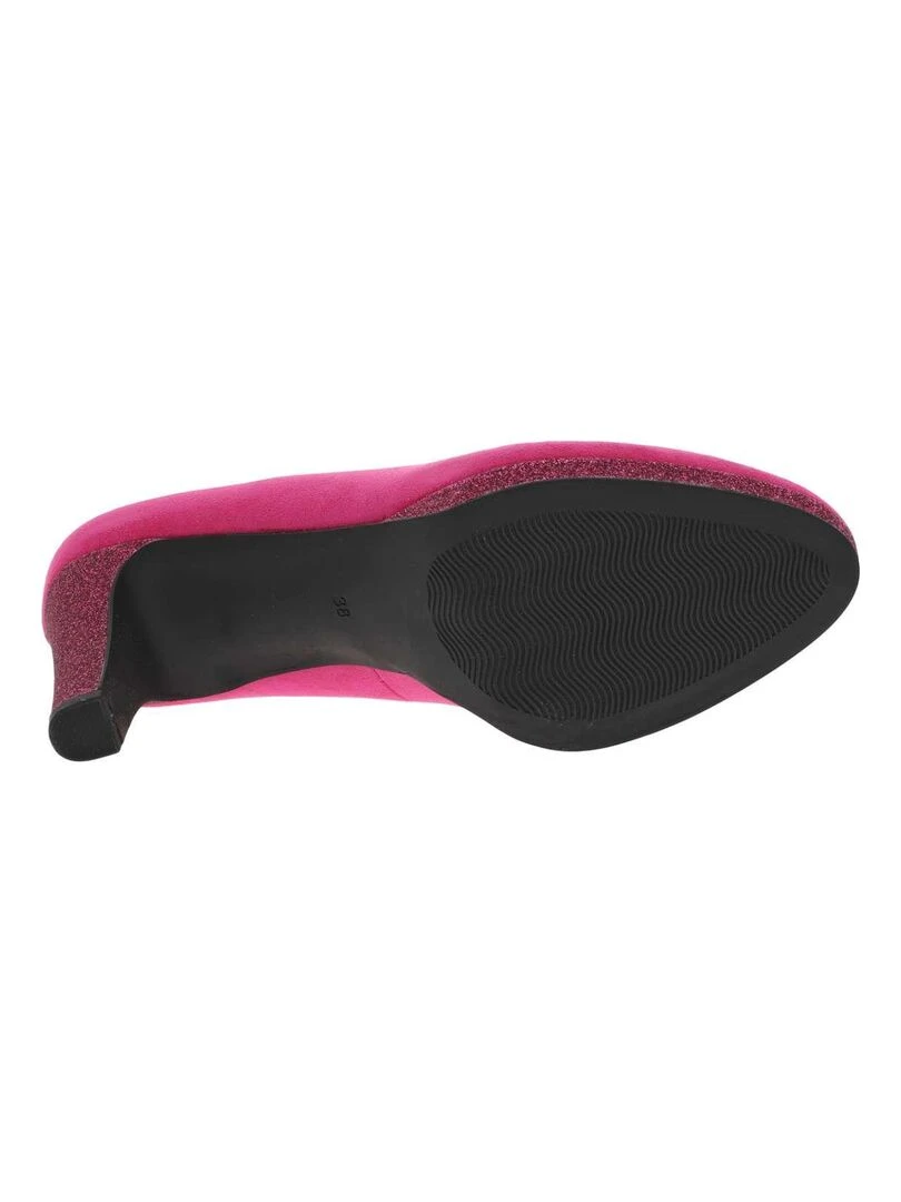 MARCO TOZZI   Escarpins talon décroché haut   Rose fushia