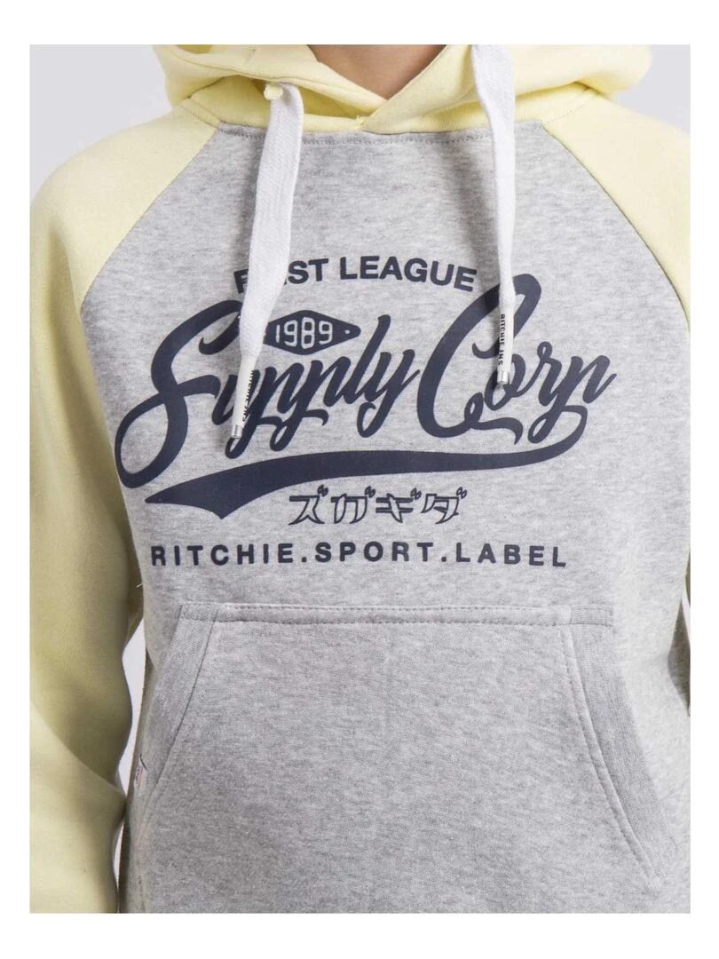 Sweat capuche WANDY J   Jaune