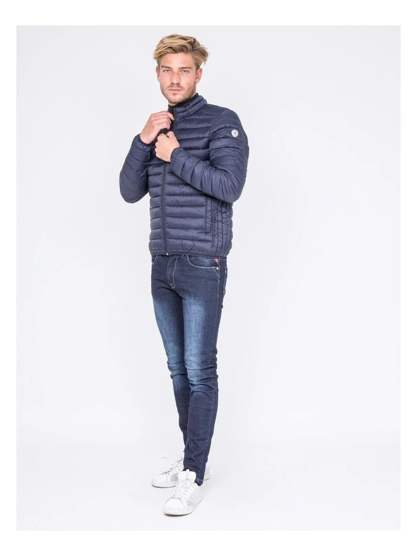 Doudoune légère col montant ZERNOBI   Bleu marine