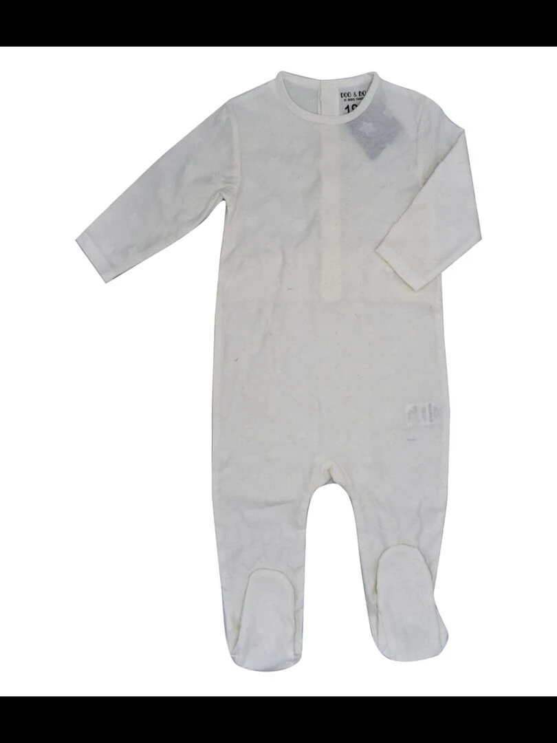 Pyjama Velours Dévoré 'étoilées''doo&bo' Blanc cassé