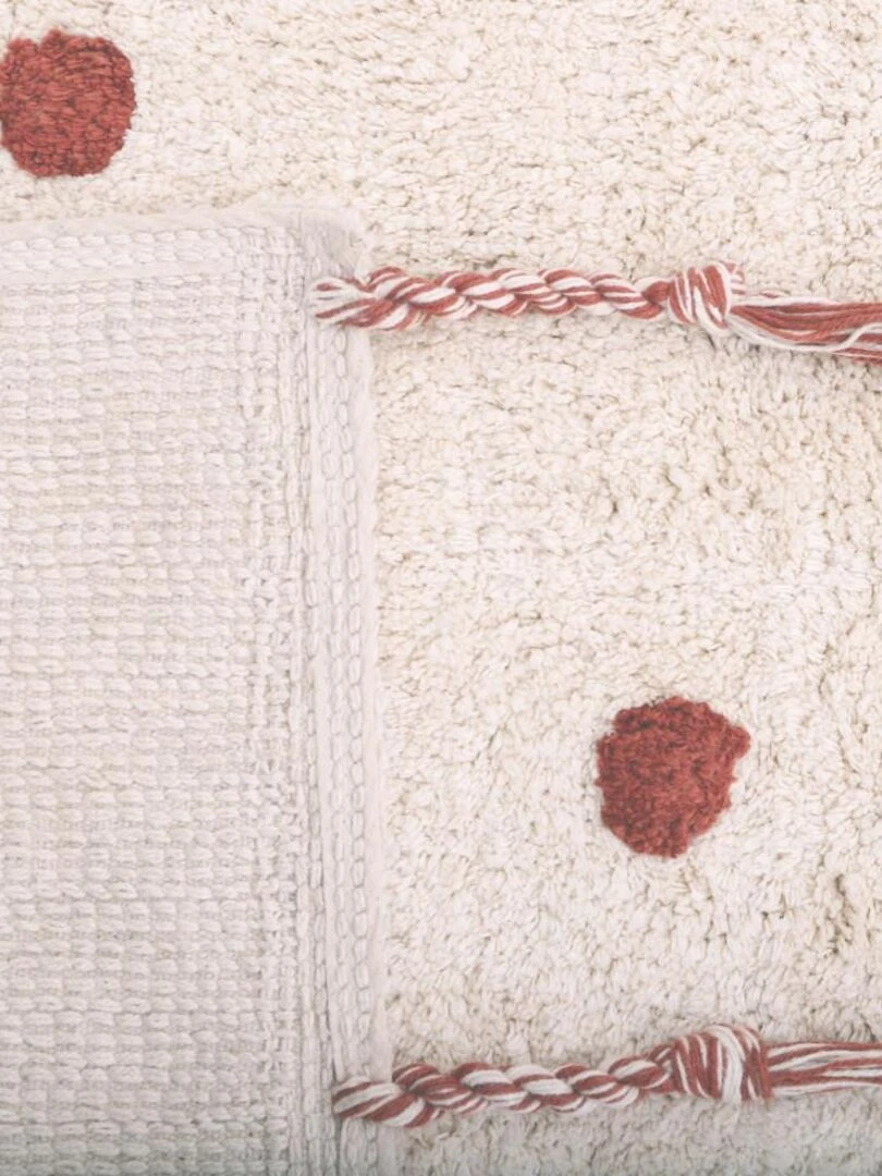 Tapis Coton Nümi Ambre par Nattiot   100 x 150 cm   Nattiot   Rose framboise
