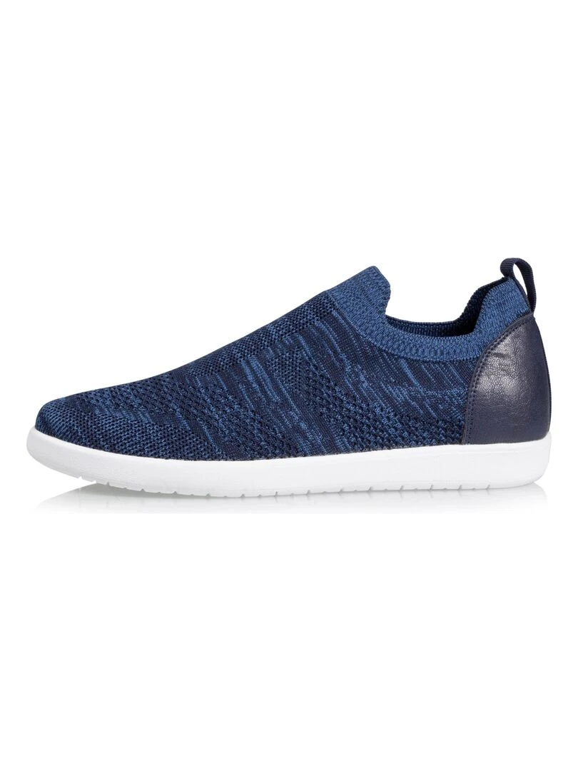 Baskets Confort Femme Slip on Marine   Bleu marine