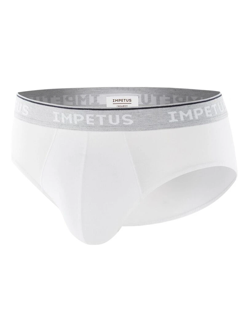 Slip bio organique Oeko Tex confort Cotton Organic Blanc