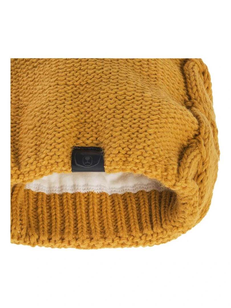 Ensemble Snood Bonnet Moyna   Made in UE   Jaune moutarde