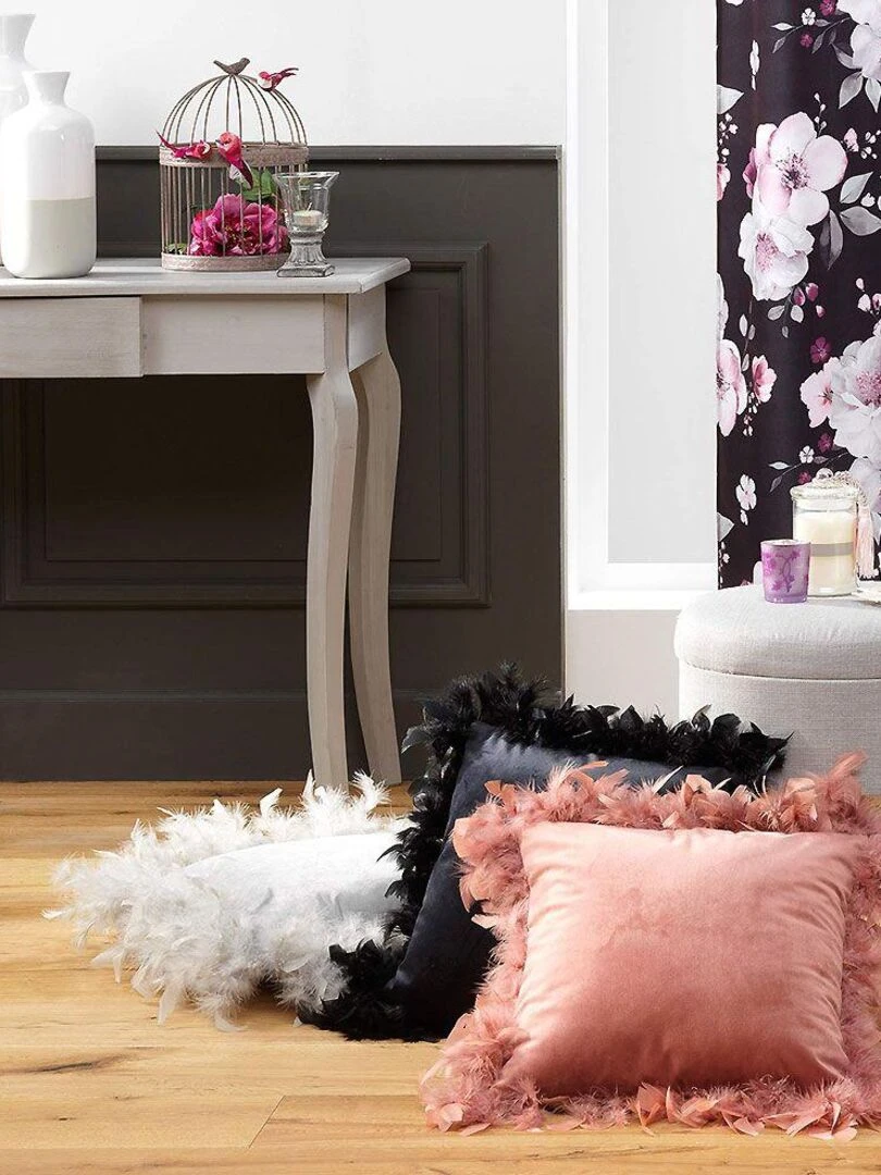 Coussin déco Marlina   Rose