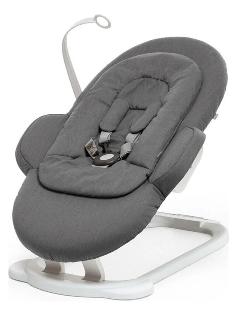 Transat Stokke® Steps Deep Grey White Chassis Gris