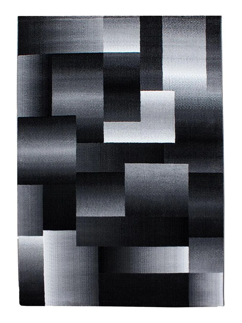 Tapis salon FLORINA OEKO TEX® Noir