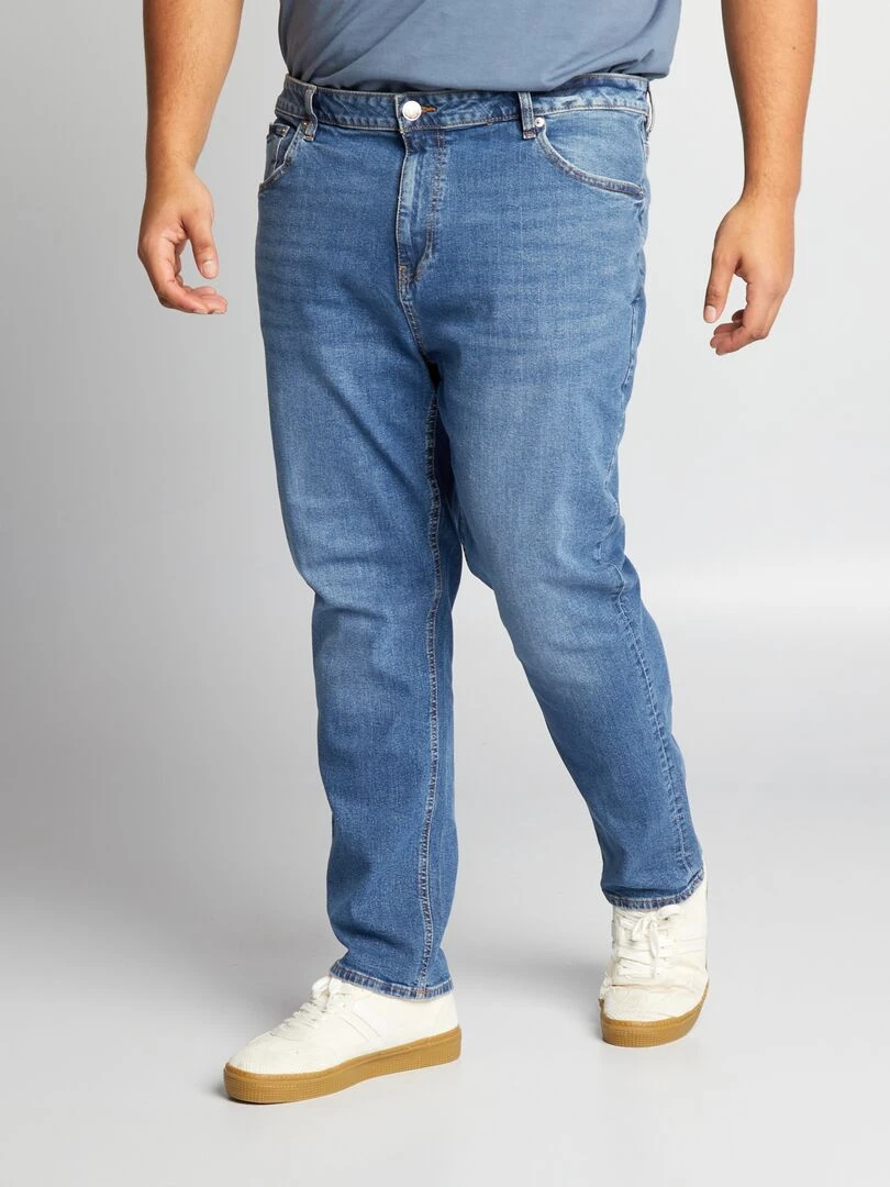 Jean slim à 5 poches   L30   Bleu