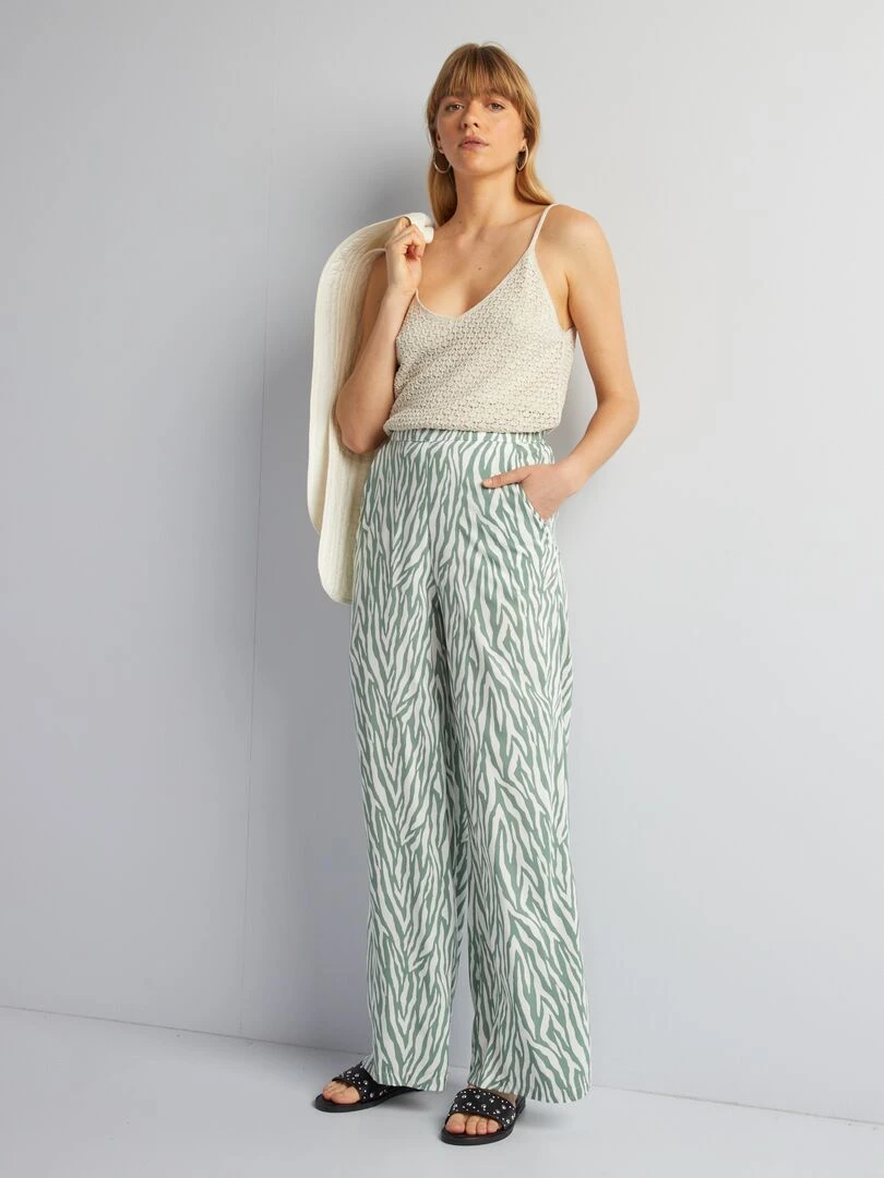 Débardeur en crochet Beige