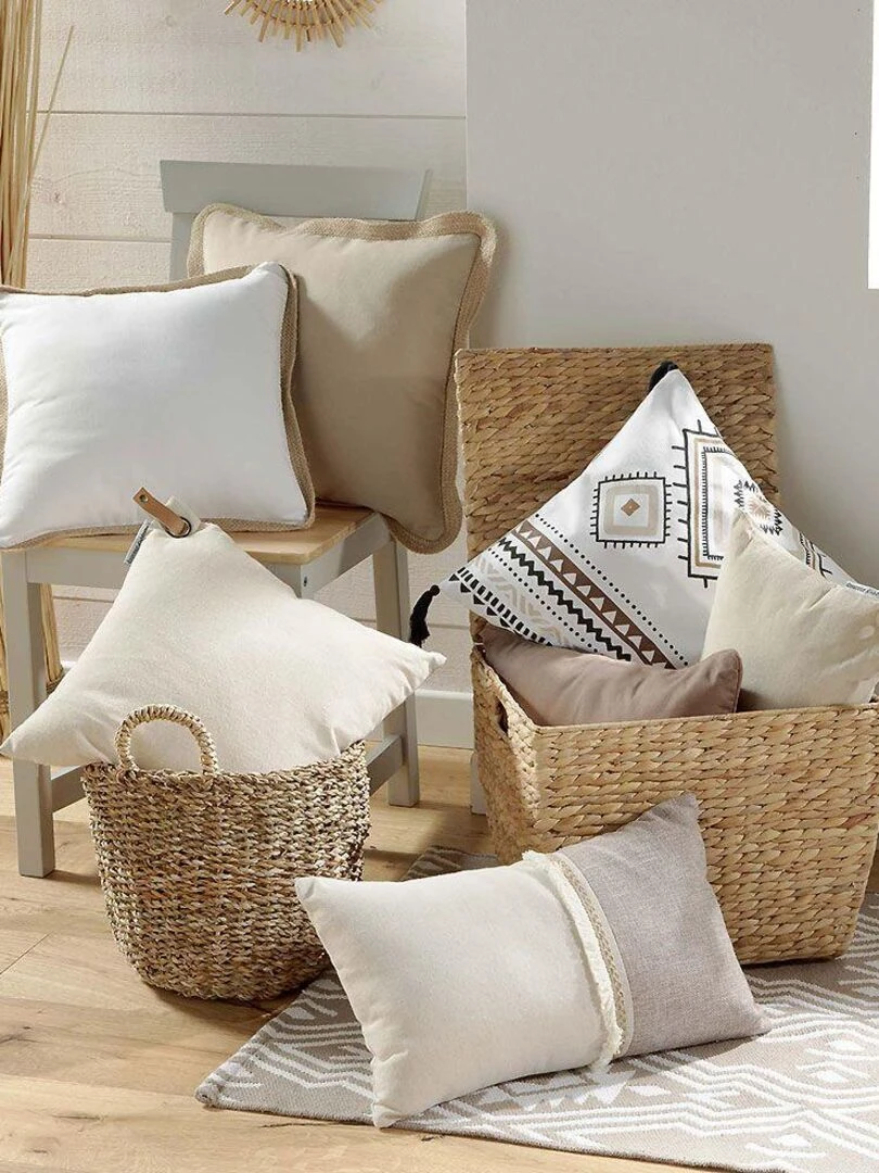 Coussin déco Chanez Beige