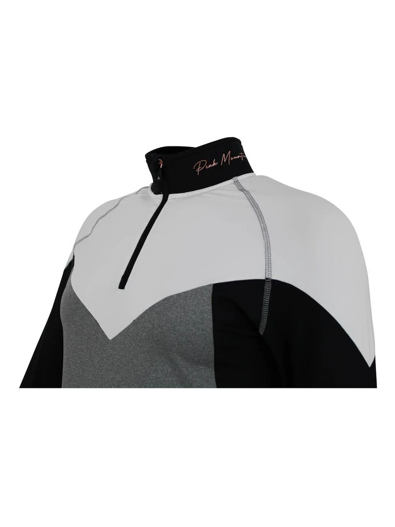 Top technique femme ANTOR   Gris Noir