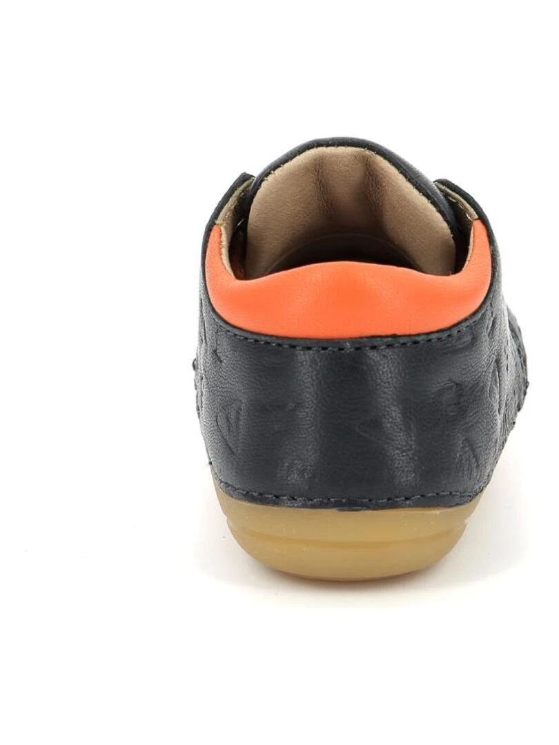 Bottillons Cuir Kiboo   Bleu marine