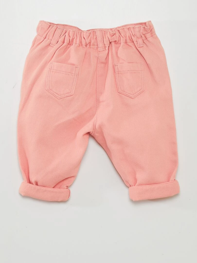 Pantalon paperbag Rose