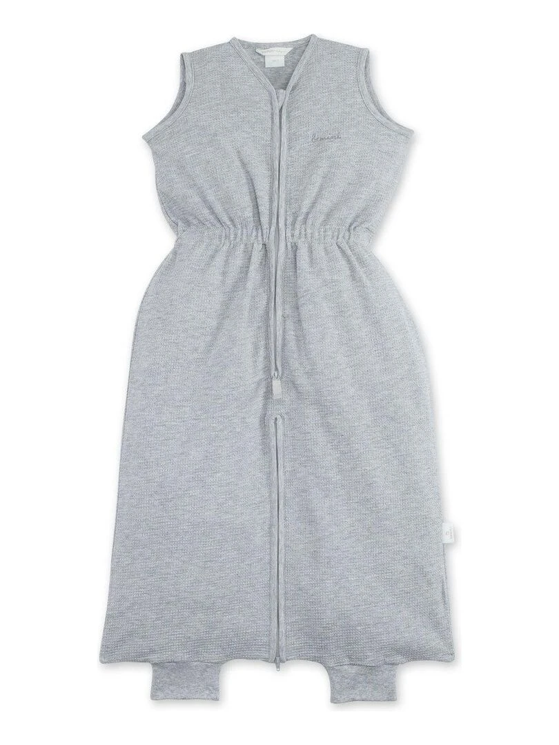 Bemini Gigoteuse jambes séparables Waffle bio Gris chiné