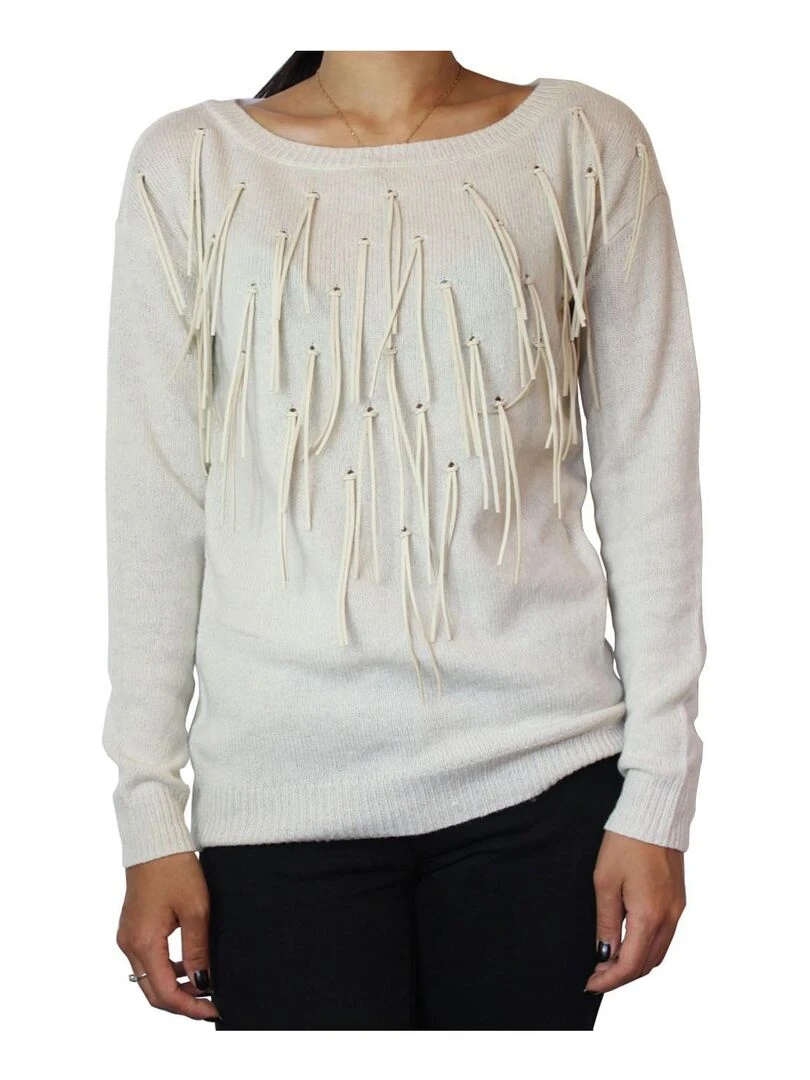 Pull Seattle Kebello Blanc Blanc