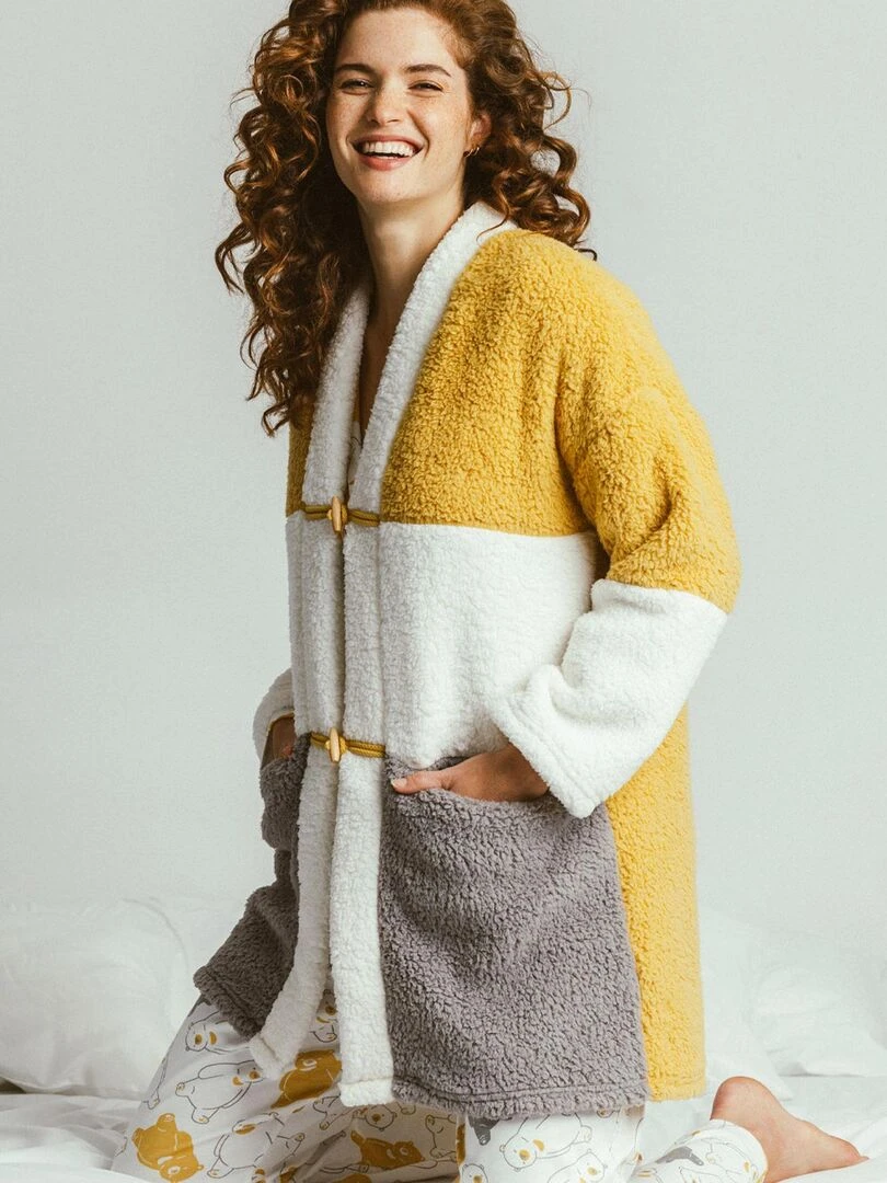 Veste d'intérieur Warm Hugs   Jaune