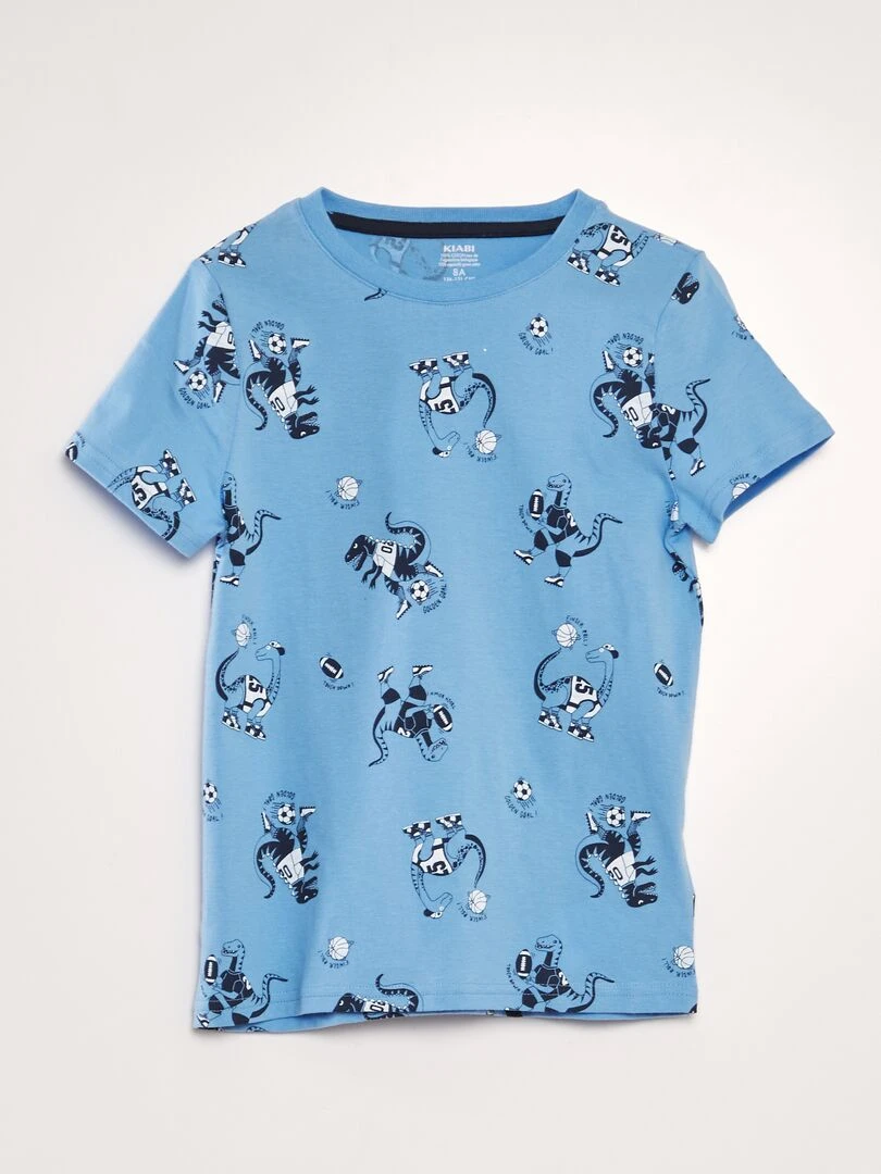 T shirt imprimé BLEU