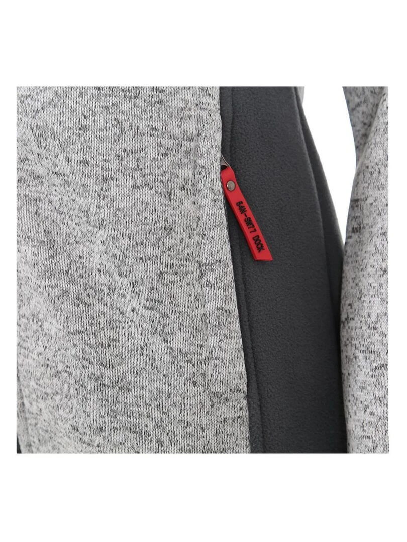 Blouson polaire femme ALASKA   Gris clair