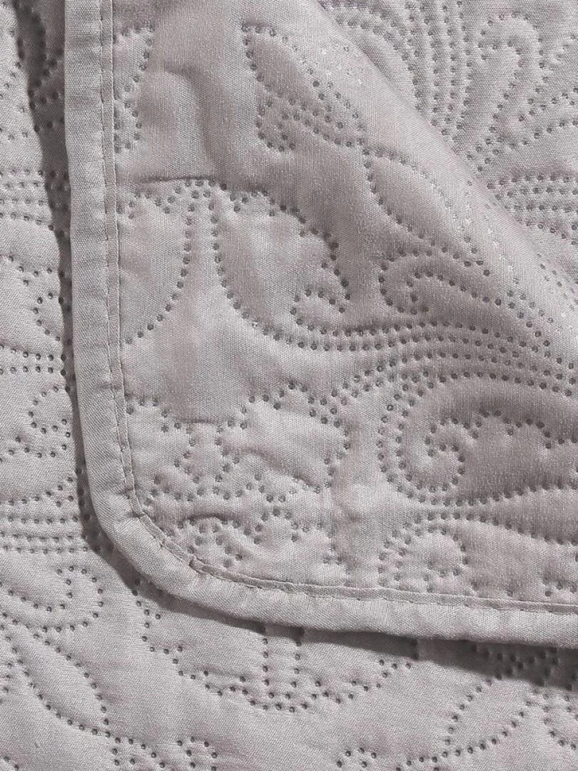 Dessus de lit + taie(s) Arabesque taupe Taupe