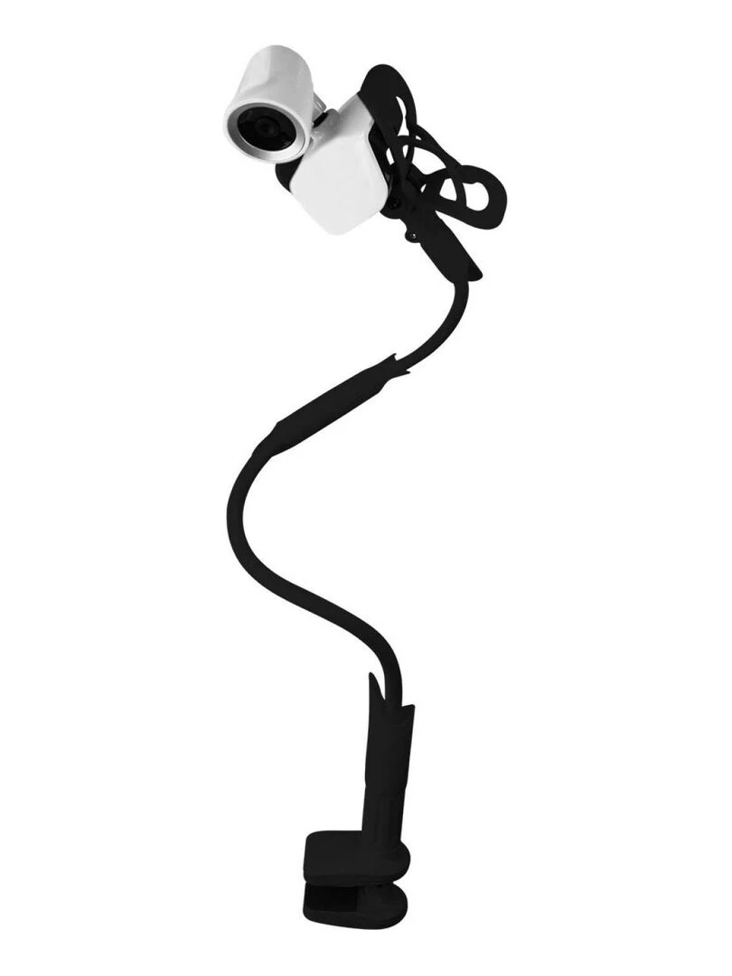 Lot de 5 supports universels pour camera bébé babyphone moniteur Flex Monsieur Bébé Noir