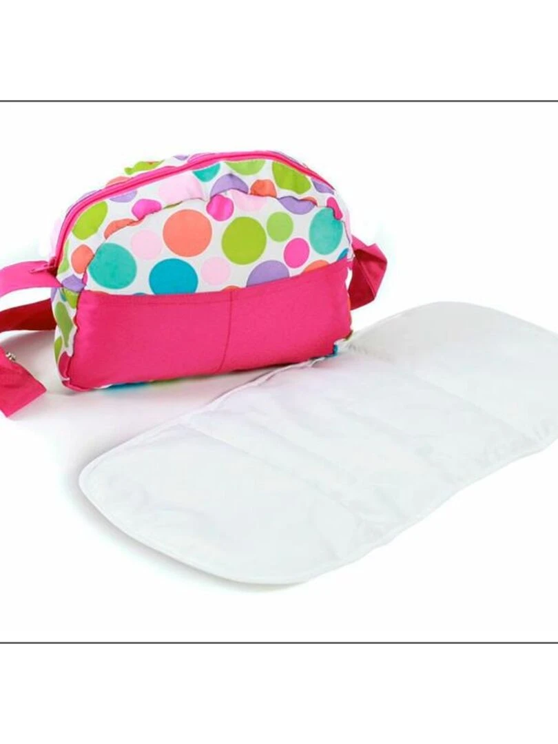 Sac à langer pour poussettes de poupées   Bulles colorées   N/A