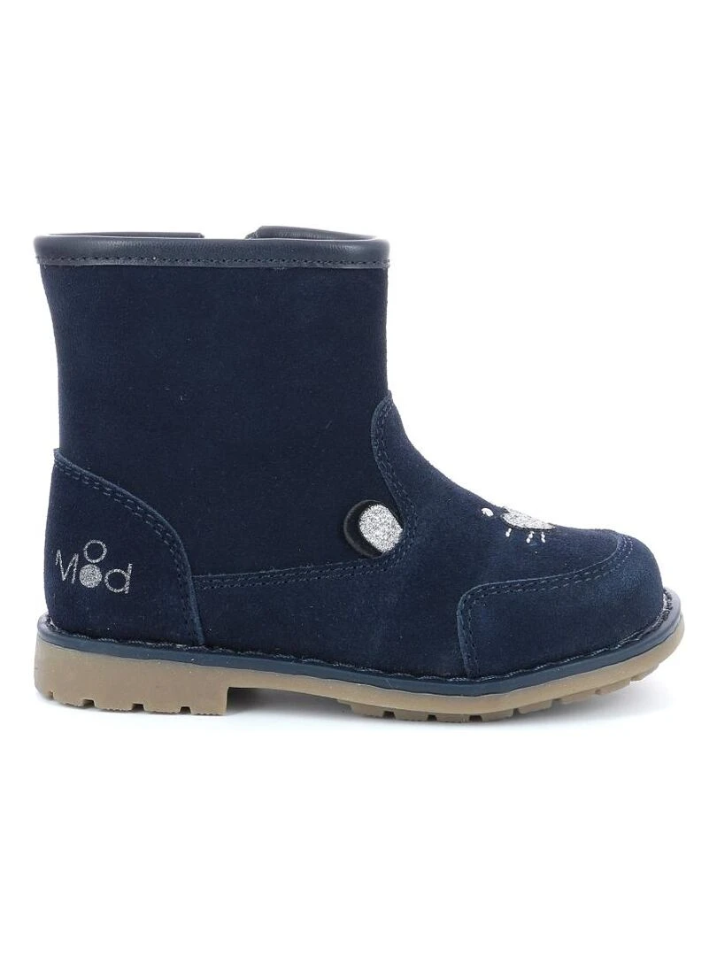 Boots Synthetique Stampcat Bleu marine