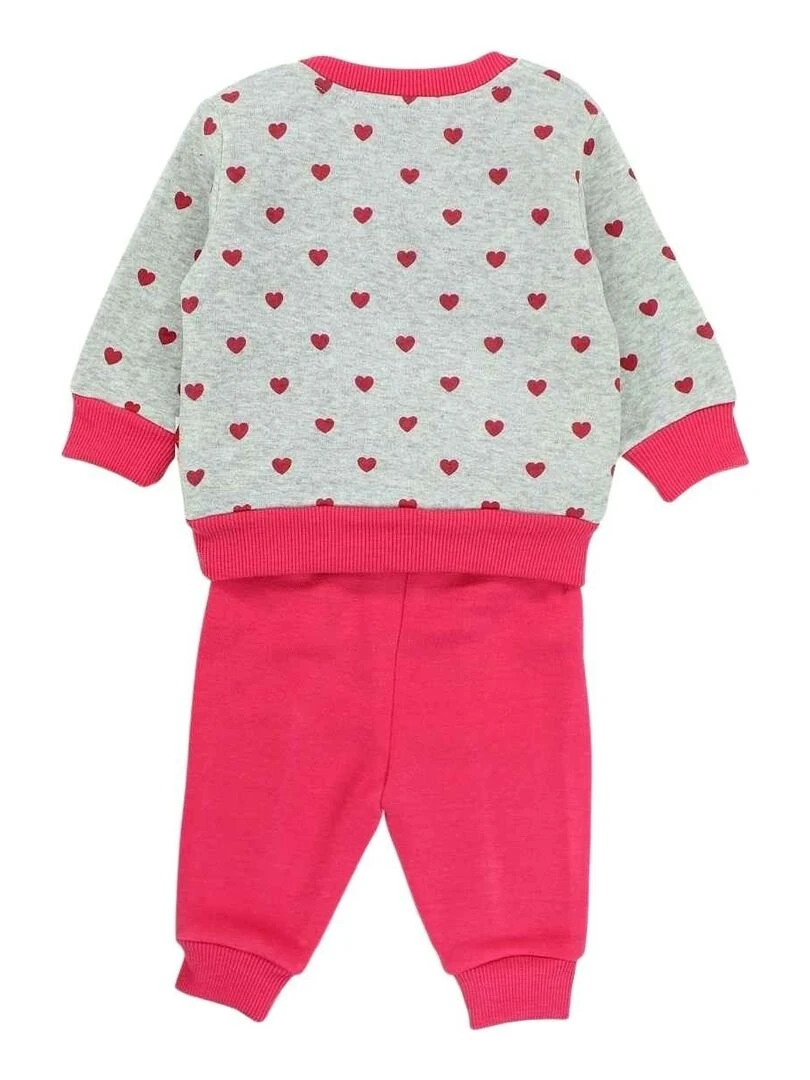 Lee Cooper Ensemble Sweat pantalon bébé fille Imprimé Lee Cooper Rose fushia