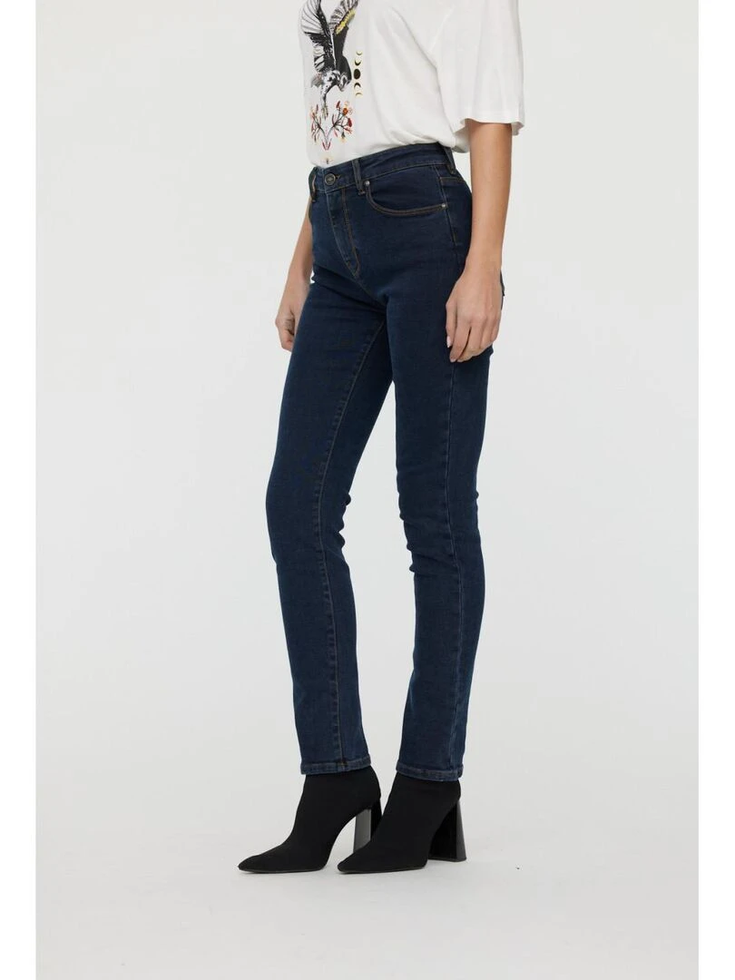 Lee Cooper Jean coton slim LC135 Bleu Noir