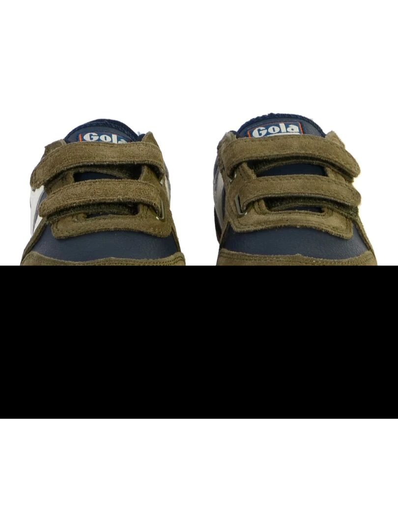 Basket Cuir Enfant Gola Daytona Pure Strap   Bleu