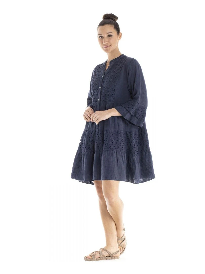 Robe  MORINA   Gérard Pasquier   Bleu marine