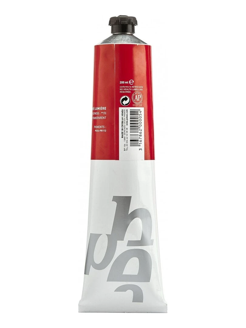 Peinture à l'huile fine XL Studio   Rouge de cadmium clair   200 ml   N/A