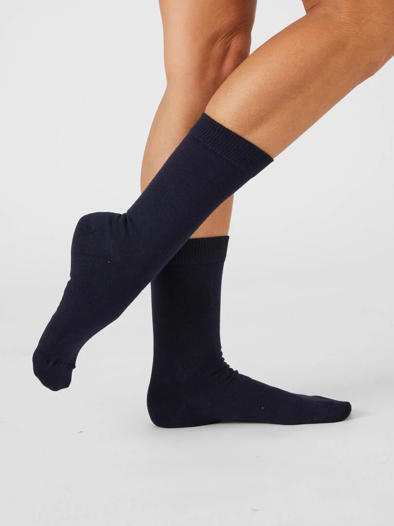 Chaussettes polaire Thermolactyl. Damart Bleu marine