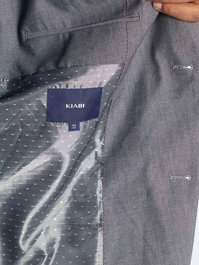 Veste de costume regular   Gris